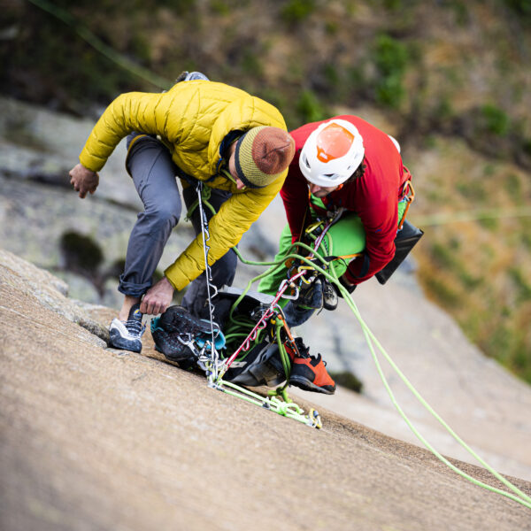 Grimsel, Klettern, Climbing, Sportfotografie, Outdoorsport, Yannick Glatthard, Silvan Schüpbach, Felsklettern, Route Sehnsucht 8a; David Schweizer